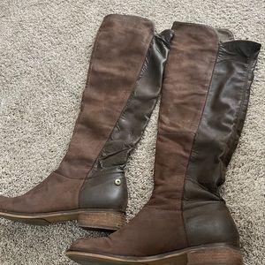 Steve Madden Hazele brown over the knee boots size 9
